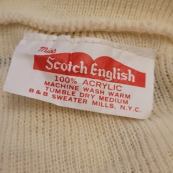 70s Miss Scotch English Sweater - Picture 8 of 8